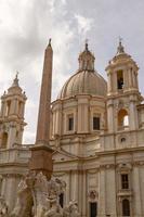 Sant Agnese i Agone Church på Piazza Navona, Rom, Italien
