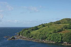 Irländska kusten nära Killybegs, County Donegal i Irland foto