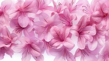 azalea blomma mönster bakgrund. blomma bakgrund textur. generativ ai foto