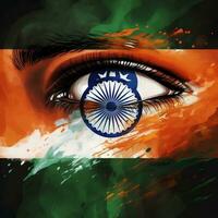 indisk oberoende dag generativ ai foto