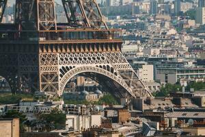 eiffel torn i dagsljus, paris foto