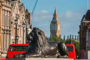 London trafalgar fyrkant i Storbritannien England foto