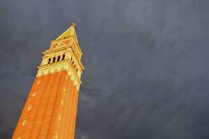 klockstapel san marco fyrkant Venedig veneto Italien foto