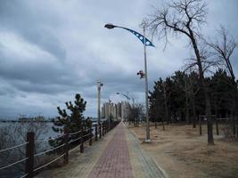 stadsparken i sokcho. Sydkorea foto