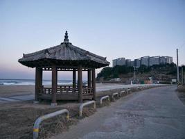 koreansk traditionell arbor i sokcho city. Sydkorea foto