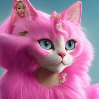 barbie katt ser foto