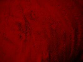 röd rena ull textur bakgrund abstrakt. lutning svart naturlig hår ull. vit sömlös bomull. textur av fluffig päls för designers. lyx scharlakansrött för silke fragment ull matta. foto