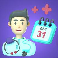 3d medicinsk ikon framställa illustration foto