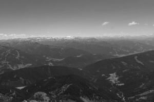 i de österrikiska alps foto