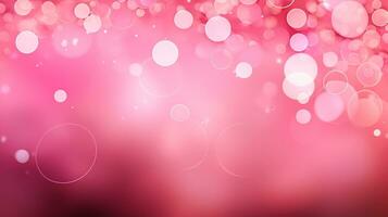 abstrakt rosa bokeh bakgrund, kosmetisk bakgrund foto