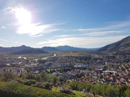 landskap vid trebinje, bosnien och hercegovina foto