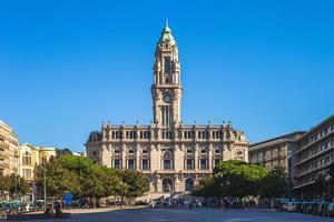 portos stadshus är landmärket i Porto i Portugal foto