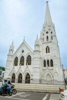 chennai, Indien - juli 14, 2023 san hem kyrka, också känd som st. Thomas katedral basilika foto