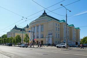 Tallinn, estland - juni 15 2019 - estland teater i de stad Centrum foto