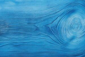 blå trä- yta textur bakgrund. ai genererad foto