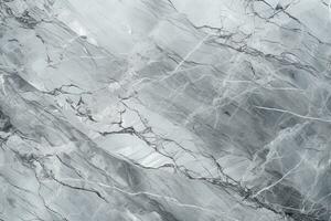 grå marmor textur bakgrund. grå marmor golv och vägg bricka. naturlig granit sten. ai genererad foto