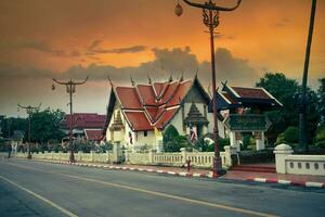 wat phumin mest populär reser destination i nan provins nordlig av thailand foto