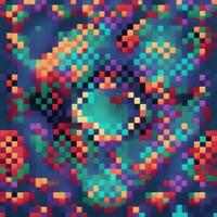 pixel konst, slumpmässig mönster illustration foto
