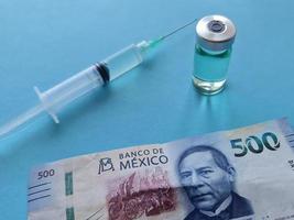 investeringar i hälso- och sjukvård och vaccination i Mexiko foto