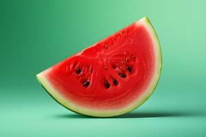 skiva av nyligen vattenmelon foto