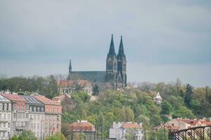 skön se av de stad prag foto