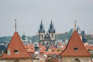 skön se av de stad prag foto