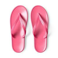 levande flip flops isolerat. foto