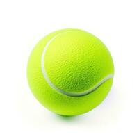 gul tennis boll isolerat foto