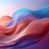 rosa blå vågor textur bakgrund foto