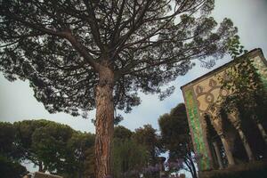 villa cimbrone trädgårdar i ravello på de amalfi kust, Italien foto
