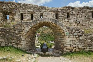 visningar från berat slott i albania foto