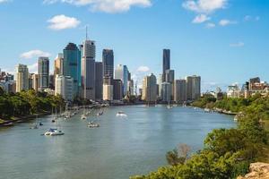 skyline av brisbane i queensland, australien foto