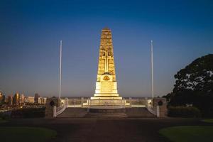 statskrigsminnesmärken i Perth, Australien foto