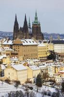 Prag stad med gotiskt slott, Tjeckien