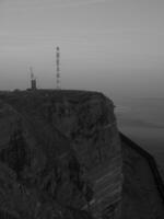 de ö av helgoland i de norr hav foto