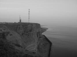 de ö av helgoland i de norr hav foto