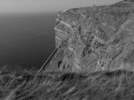 de ö av helgoland i de norr hav foto