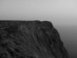 de ö av helgoland i de norr hav foto