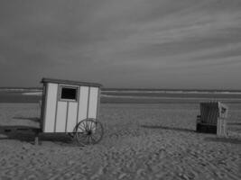 de ö av langeoog i Tyskland foto