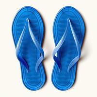 levande flip flops isolerat foto