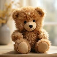 söt teddy Björn leksak isolerat foto