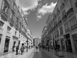 de spanska stad malaga foto