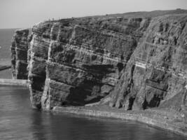 helgoland island i tyskland foto