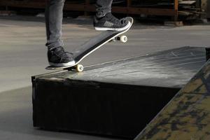 skateboard skicklighet detalj foto