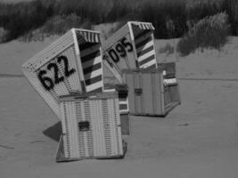 de strand av langeoog foto