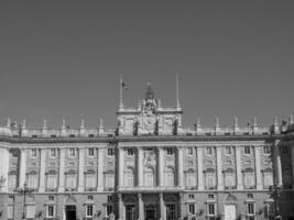 madrid stad i spanien foto