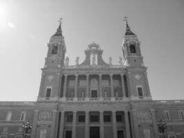 madrid stad i spanien foto