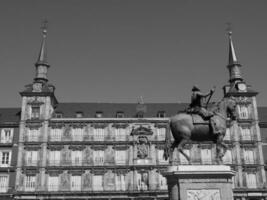 madrid stad i spanien foto