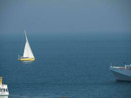 de ö av helgoland i de norr hav foto