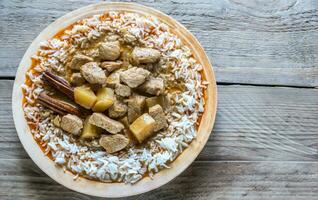 thailändsk massaman curry foto